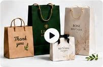 Video túi giấy boutique cao cấp