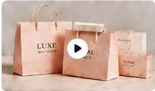Video túi giấy quà tặng đồng bộ