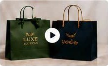 Video túi giấy thương hiệu bán lẻ
