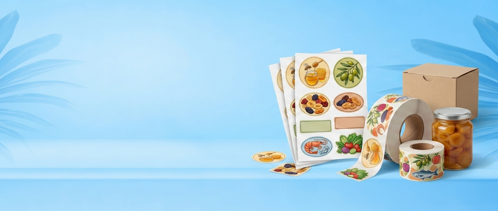 Bộ sản phẩm có thiết kế tem nhãn chuyên nghiệp